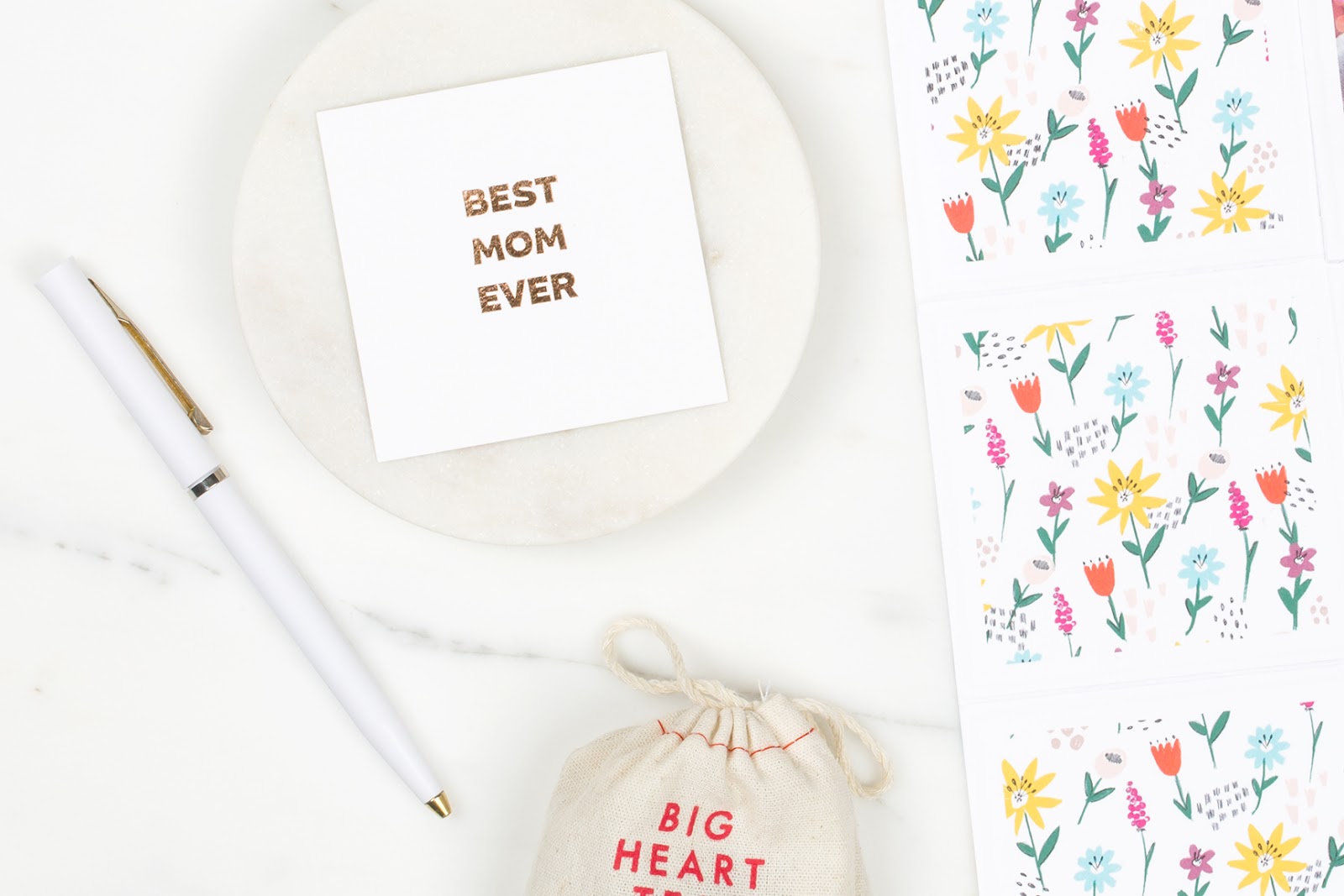 Mom quote card blooms or bust