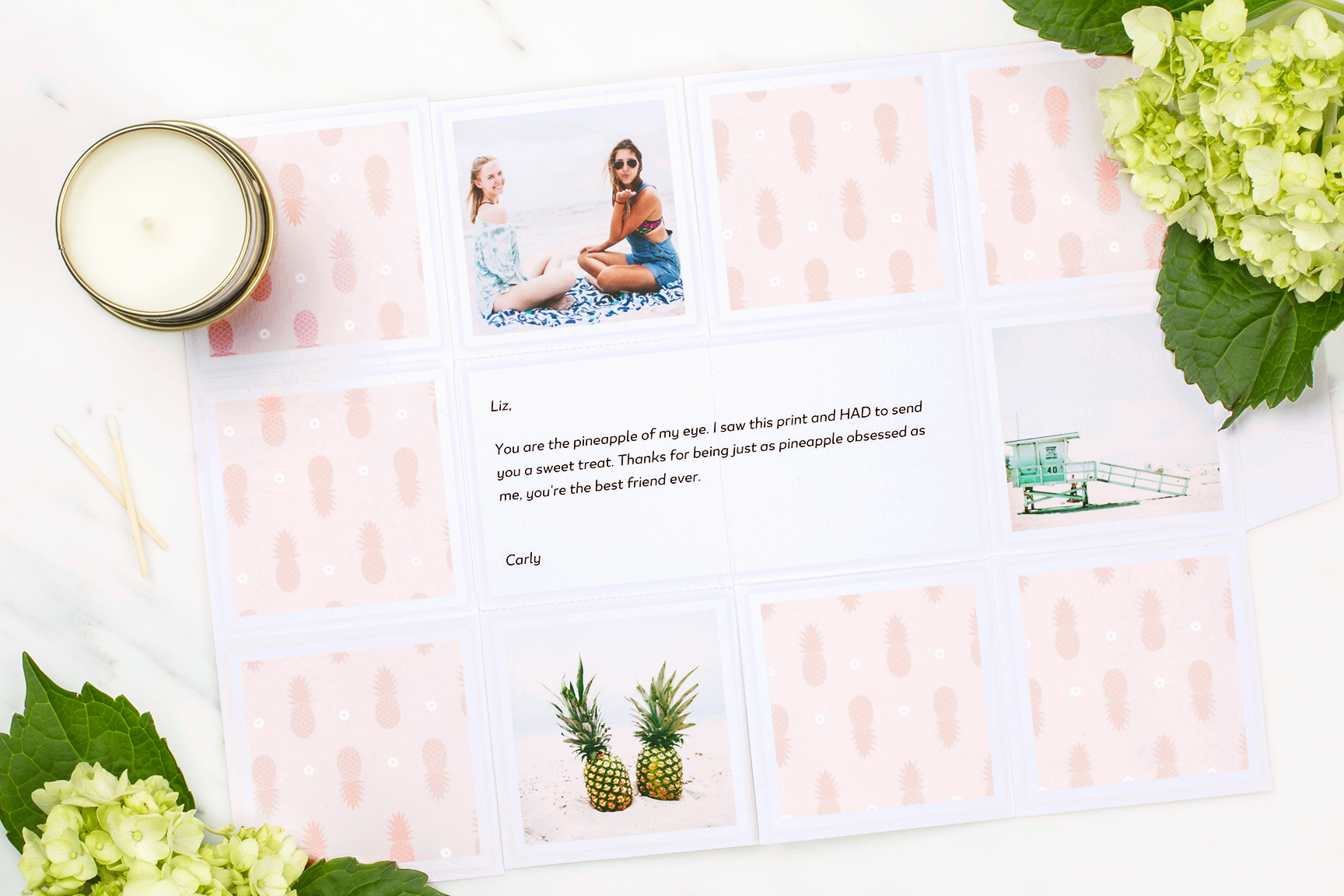 Bfff pineapple print