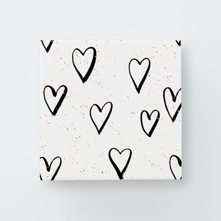 Splatter hearts