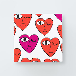 Winking hearts