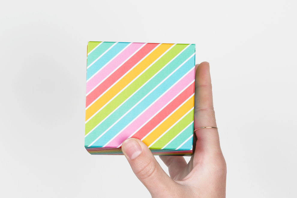 125 rainbow stripe print detail main