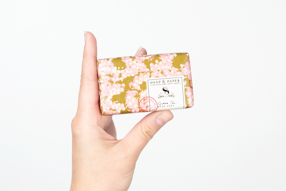 Xx green tea soap detail main
